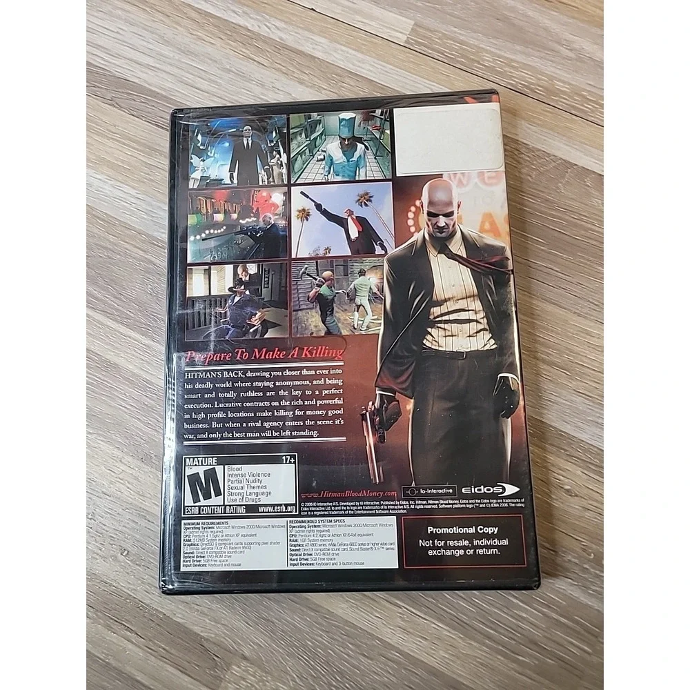 Hitman Blood Money PC DVD-ROM‎ Full Version Game FACTORY SEALED